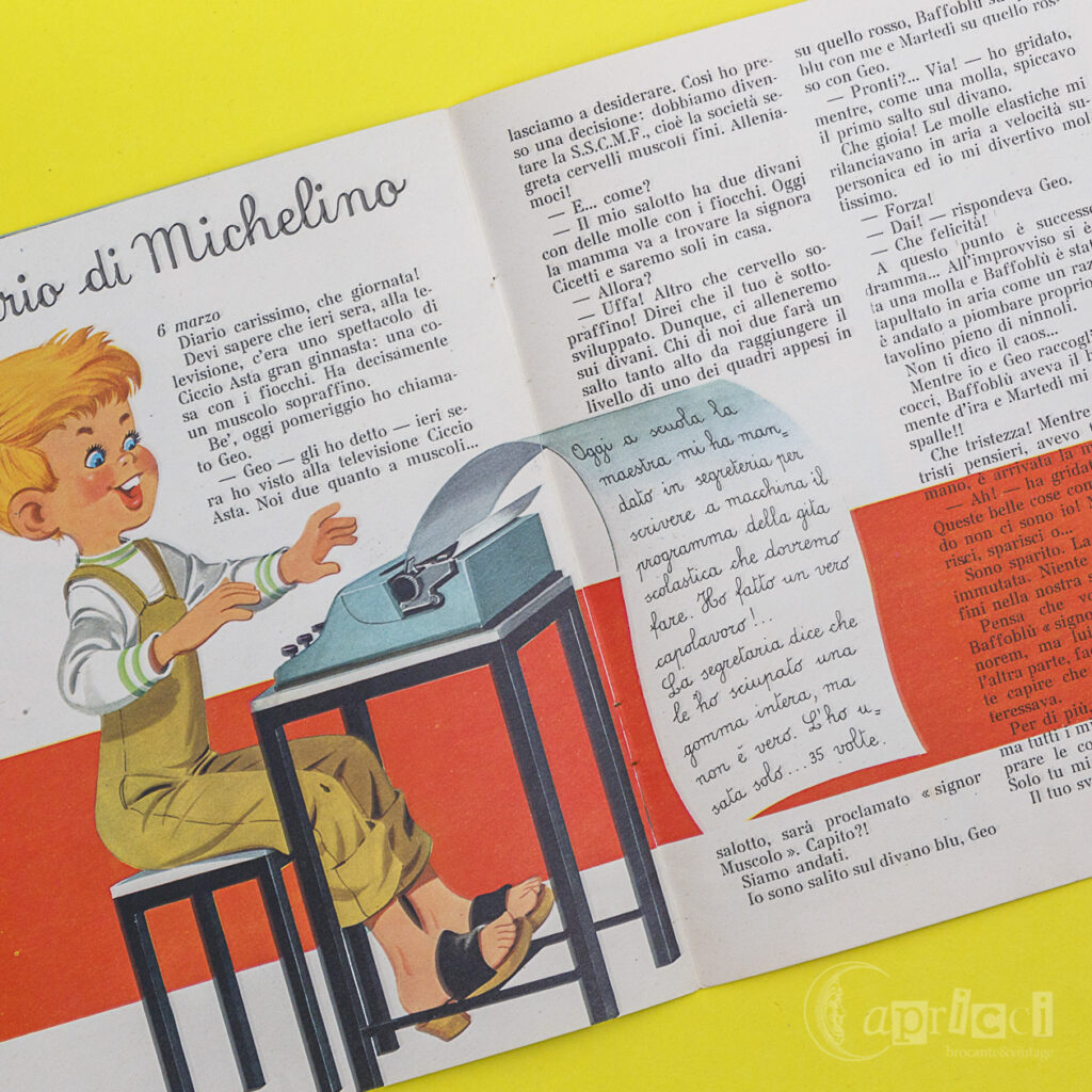 イタリアの古い絵本雑誌MICHELINO