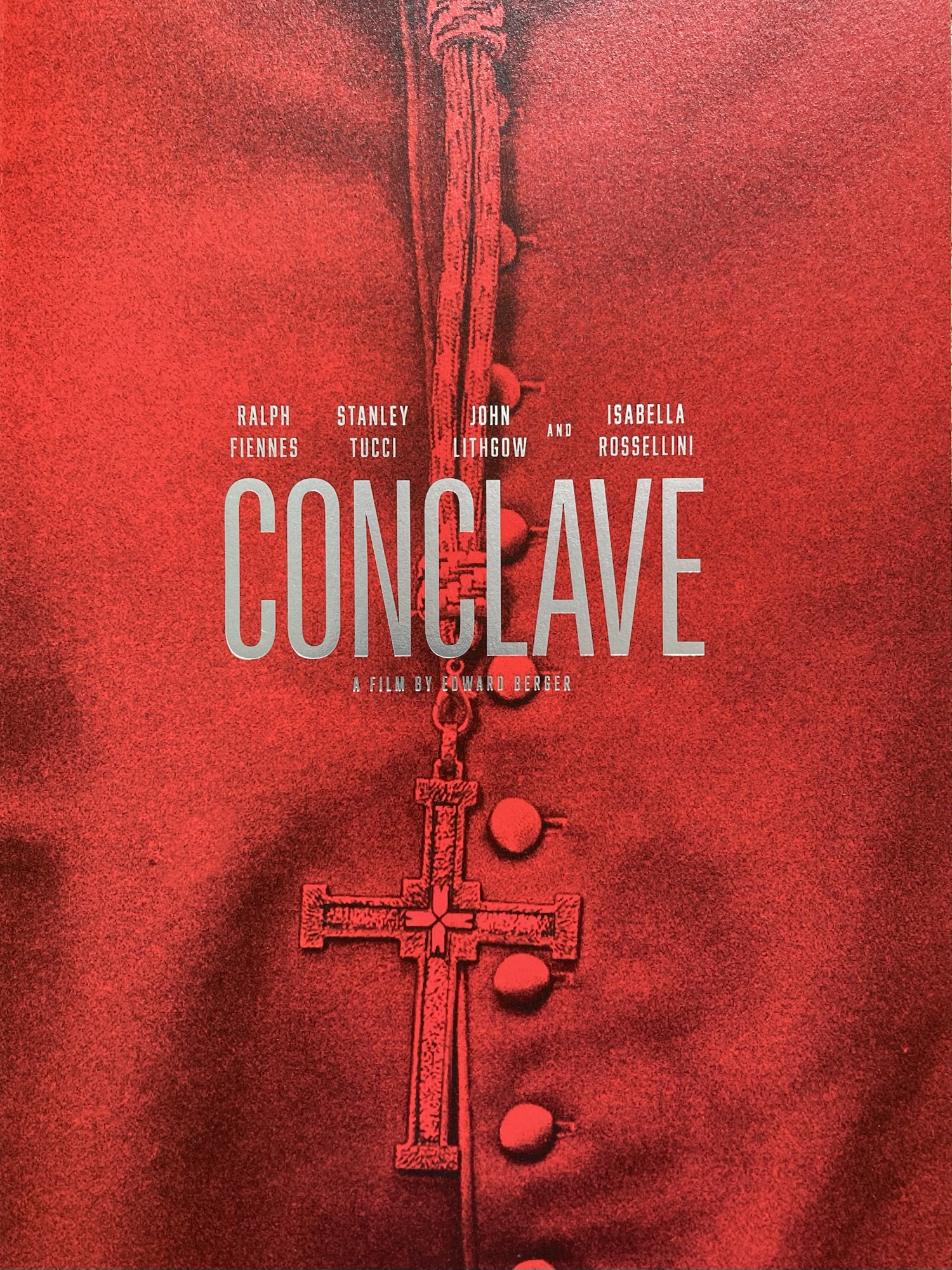 教皇選挙 パンフレット 品 コンクラーベ CONCLAVE 映画（映画