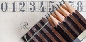 1950年代の古い鉛筆