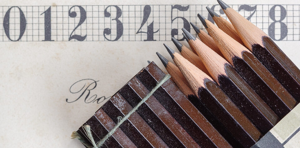 イタリアの古い鉛筆 F.I.L.A